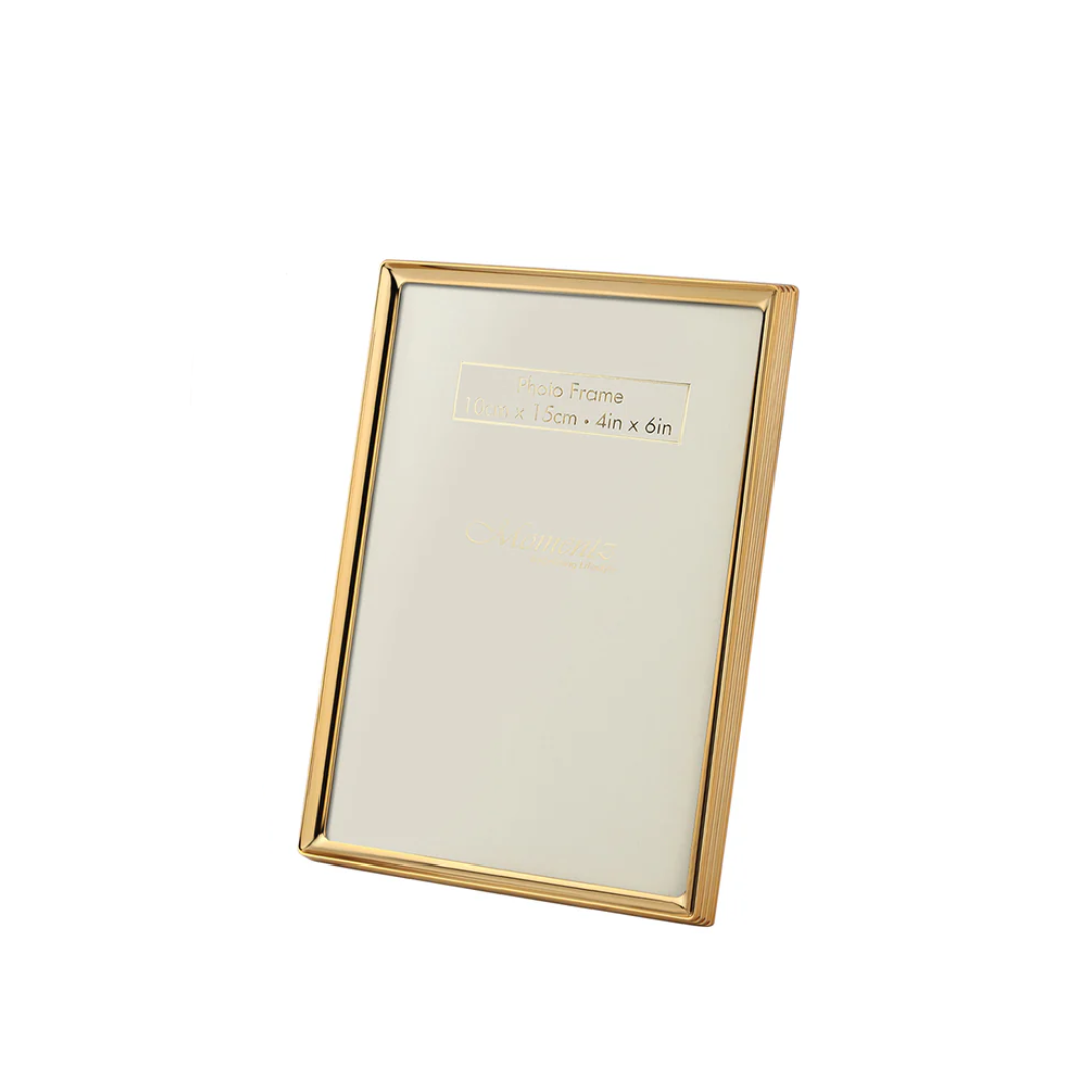 Striped Photoframe Golden