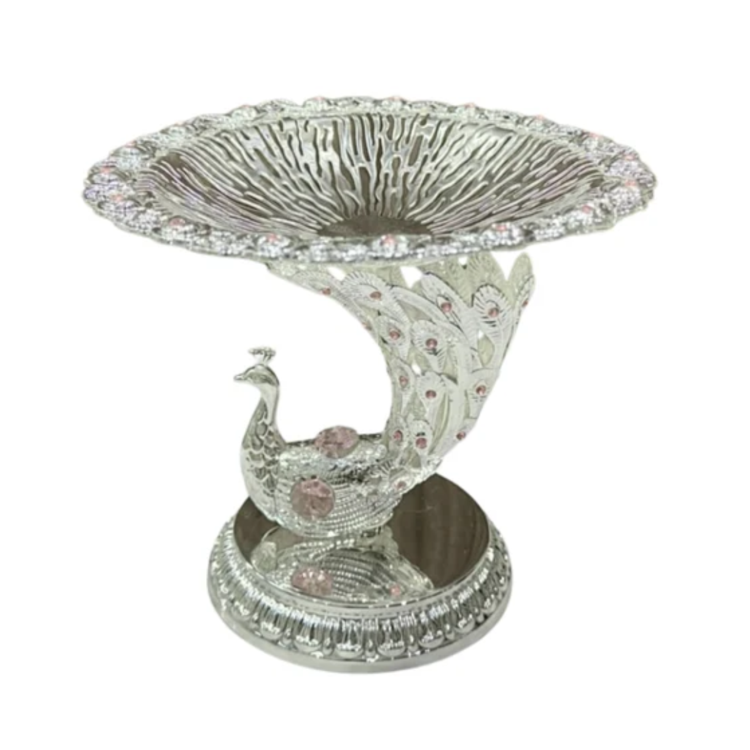 Peacock Single Server with Stand Large