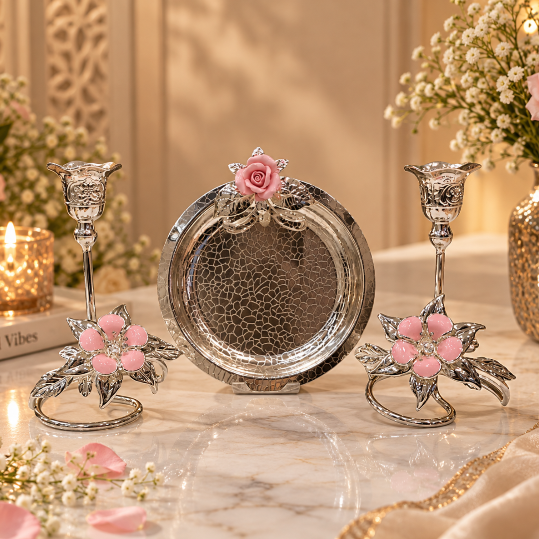 Small Candle Stand With Flower Tray New candle stand