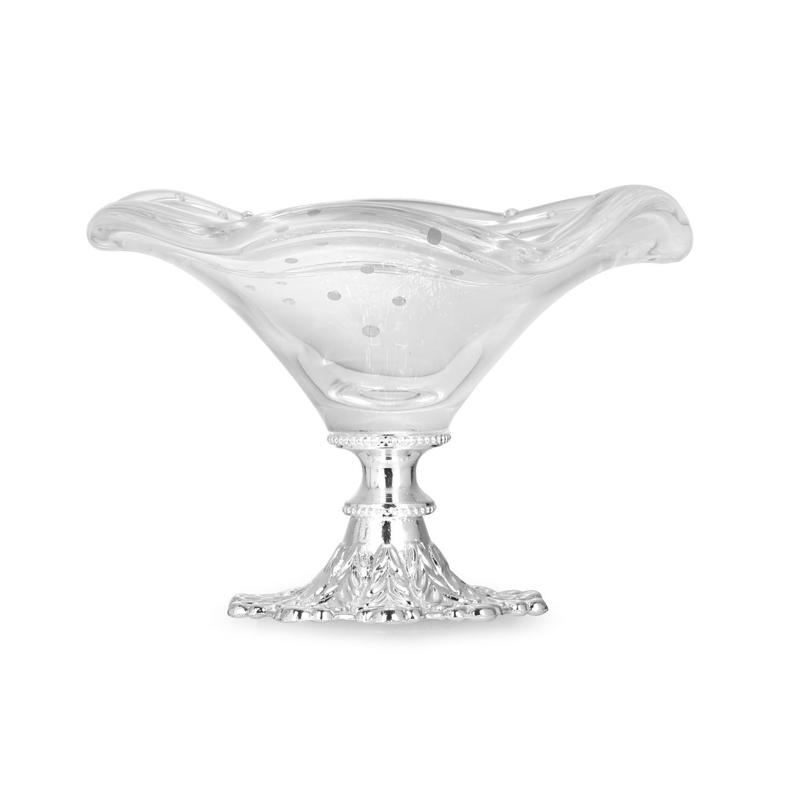 Curvy Glass Platter CLEAR