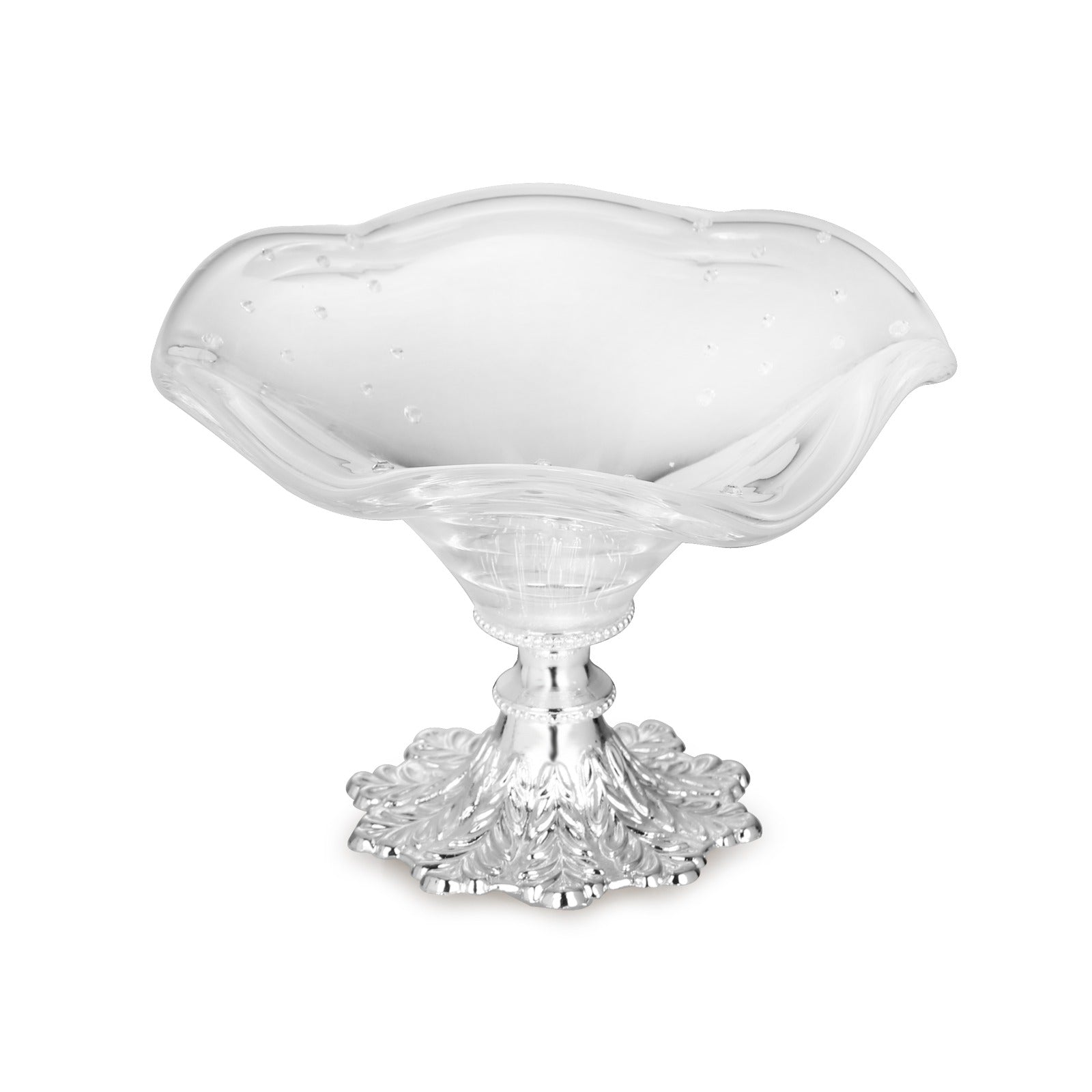 Curvy Glass Platter CLEAR