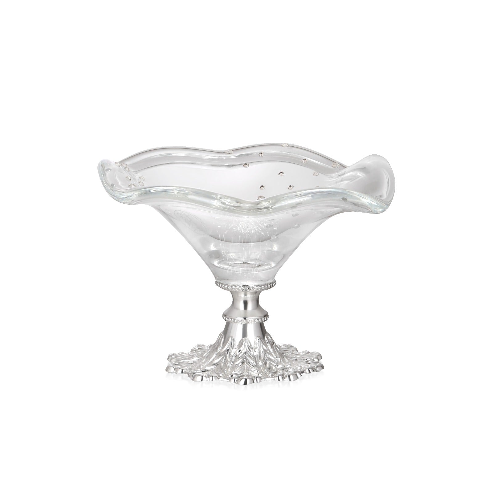 Curvy Glass Platter CLEAR