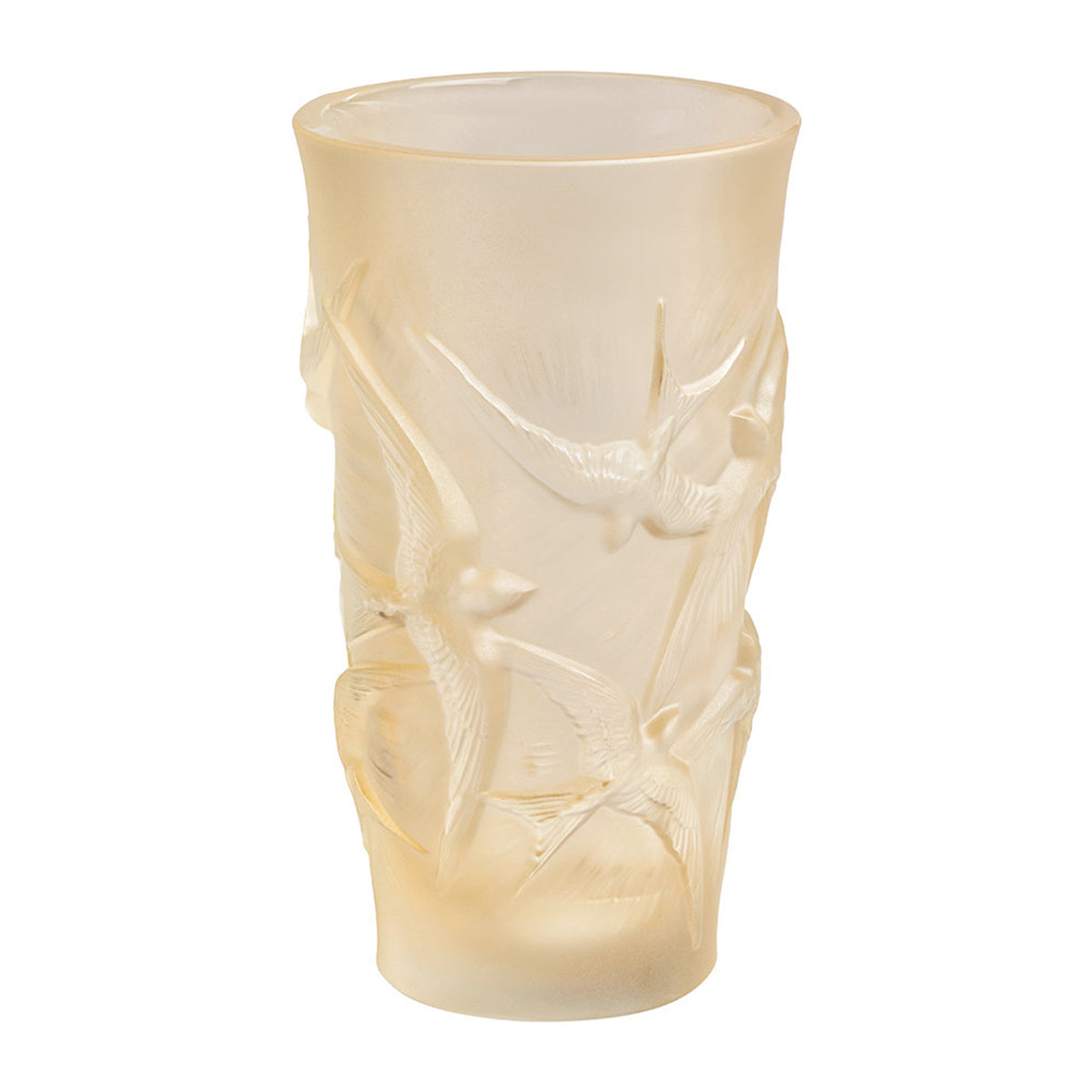 Hirondelles Vase Ss Gld Luster