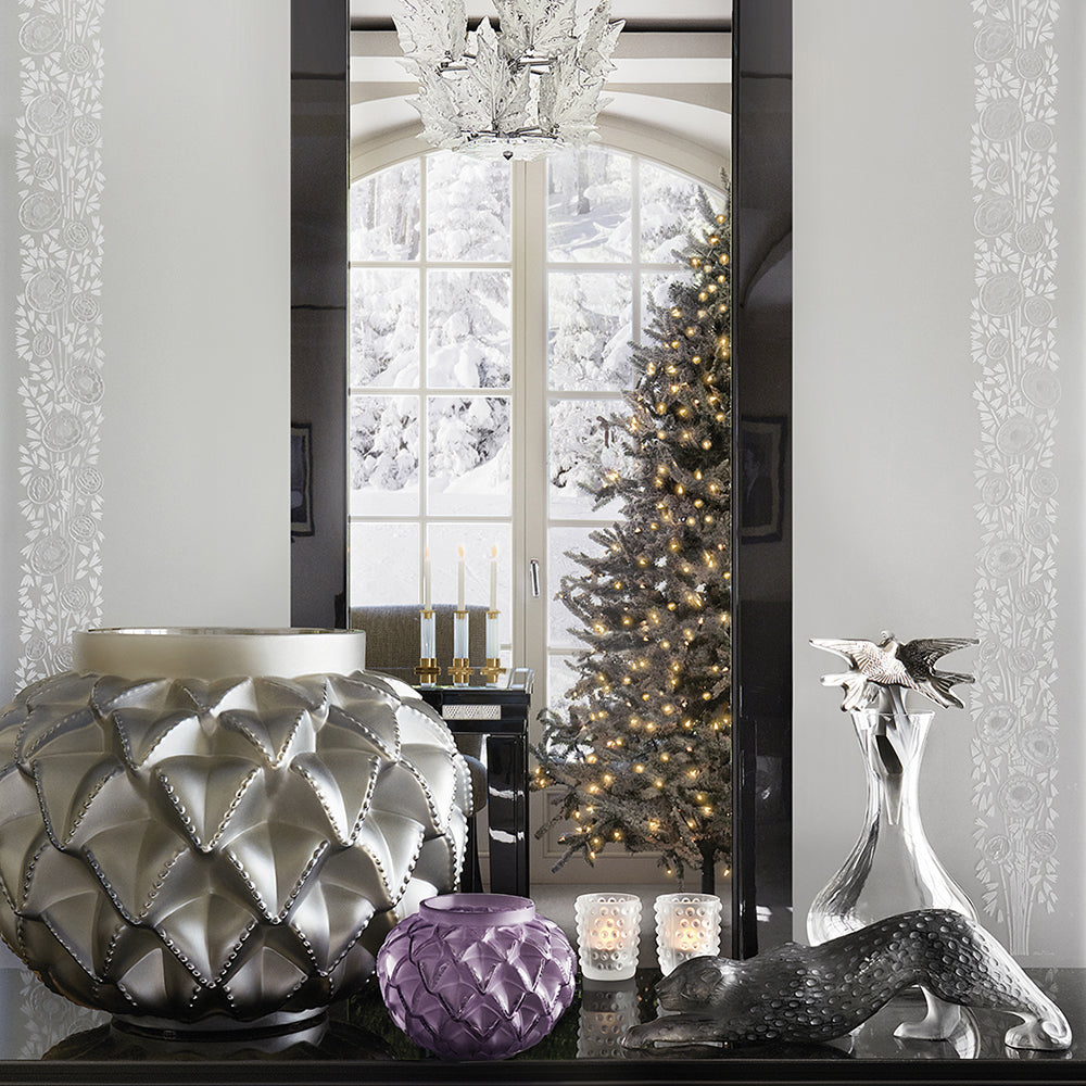 ZEILA PANTHER LARGE SCULPTURE - GREY
