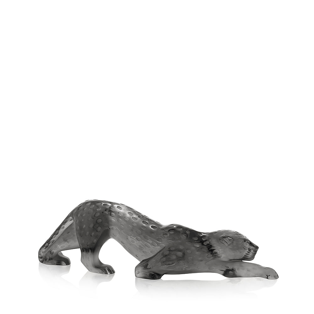 ZEILA PANTHER LARGE SCULPTURE - GREY