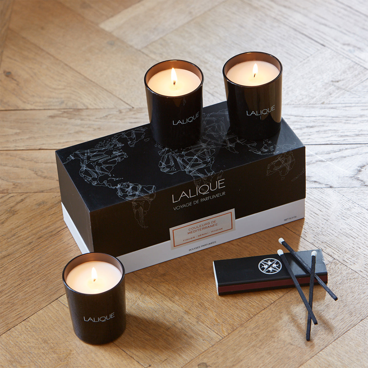 3Candles Set 75G Mediter Color