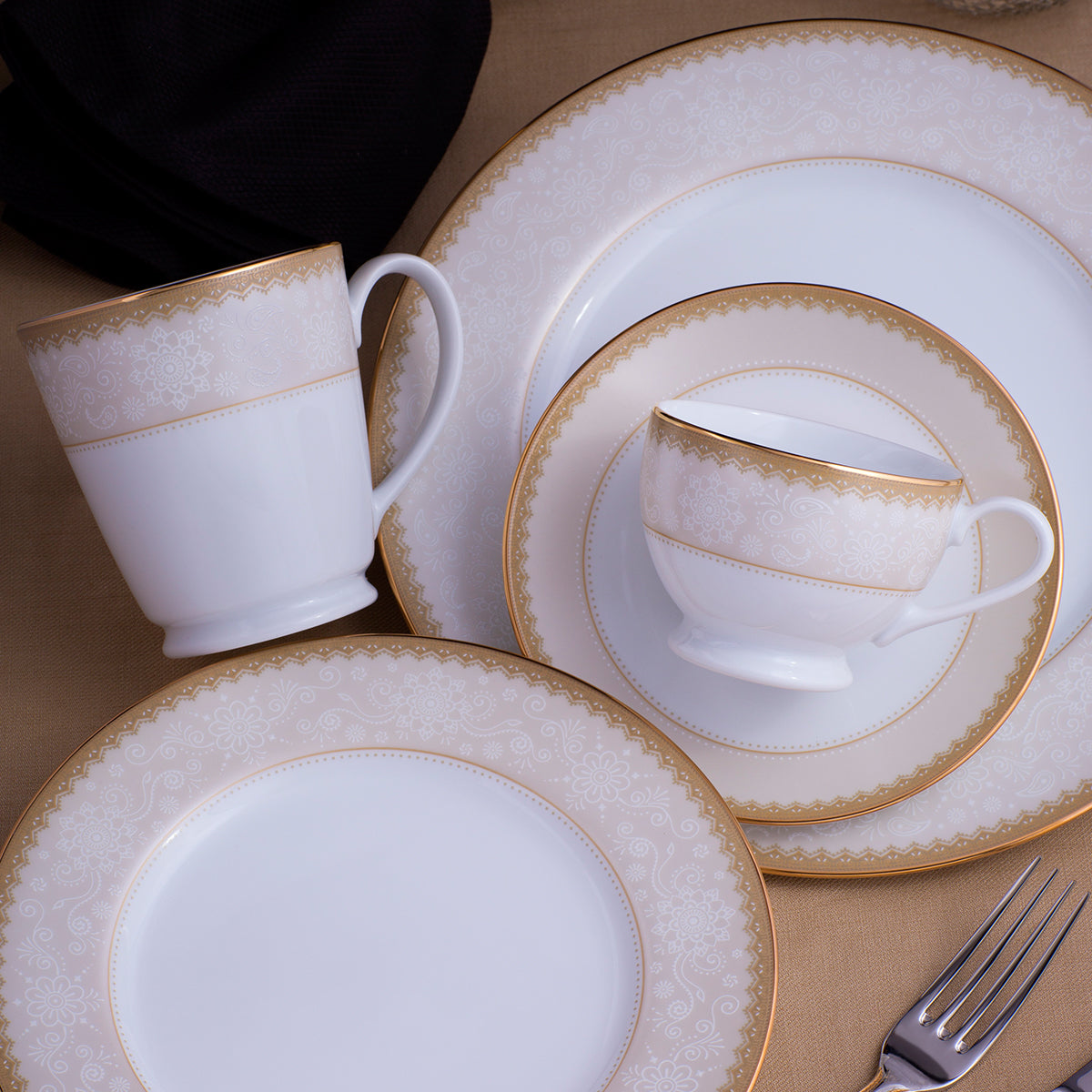 Noritake Golden Chintz Dinner Set (37 pcs)