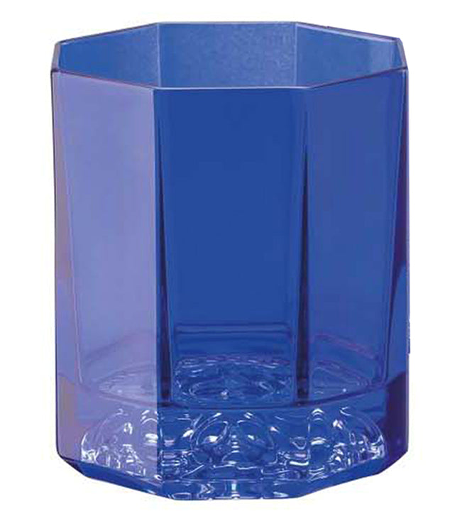 2-Piece Blue Medusa Lumiere Whisky Glass Set