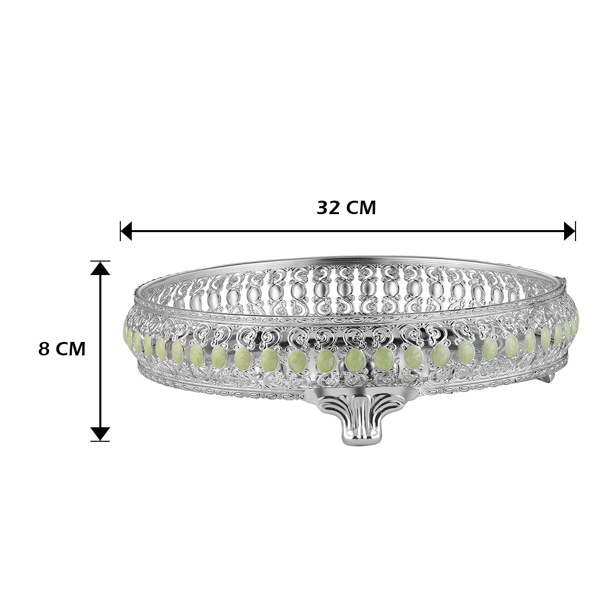 Round Platter - Sea Green