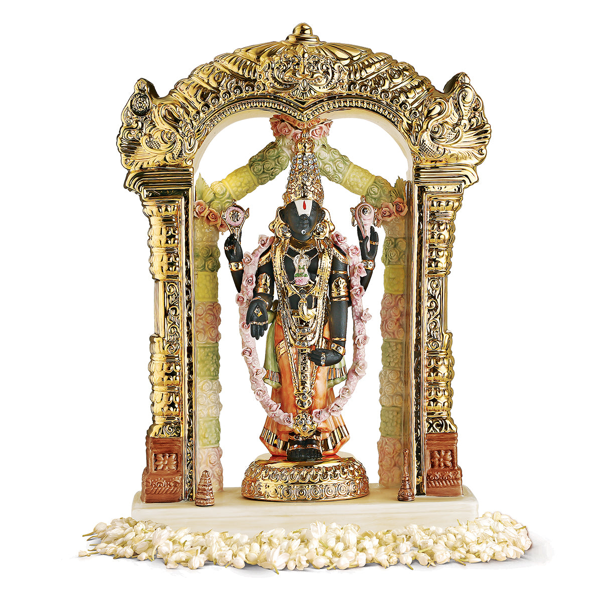 Tirupati Balaji Porcelain Temple Idol
