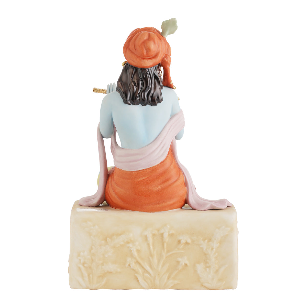 Kanha Ji Peacock Grace Pastel porcelain Shringar Idol