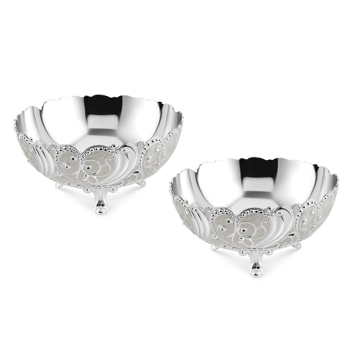 Enamel bowls - Set of 2 MOP