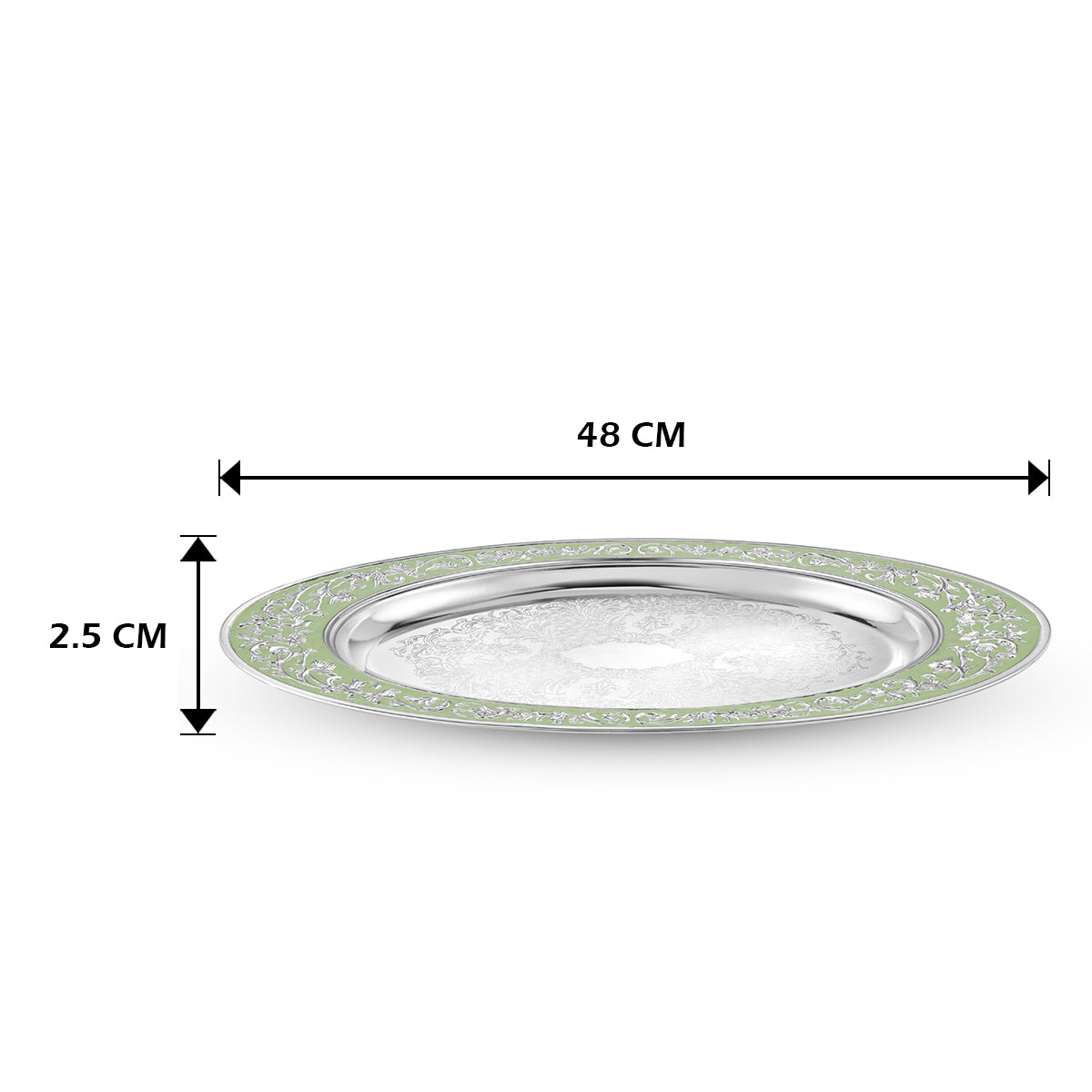 Oval Tray- Sea Green