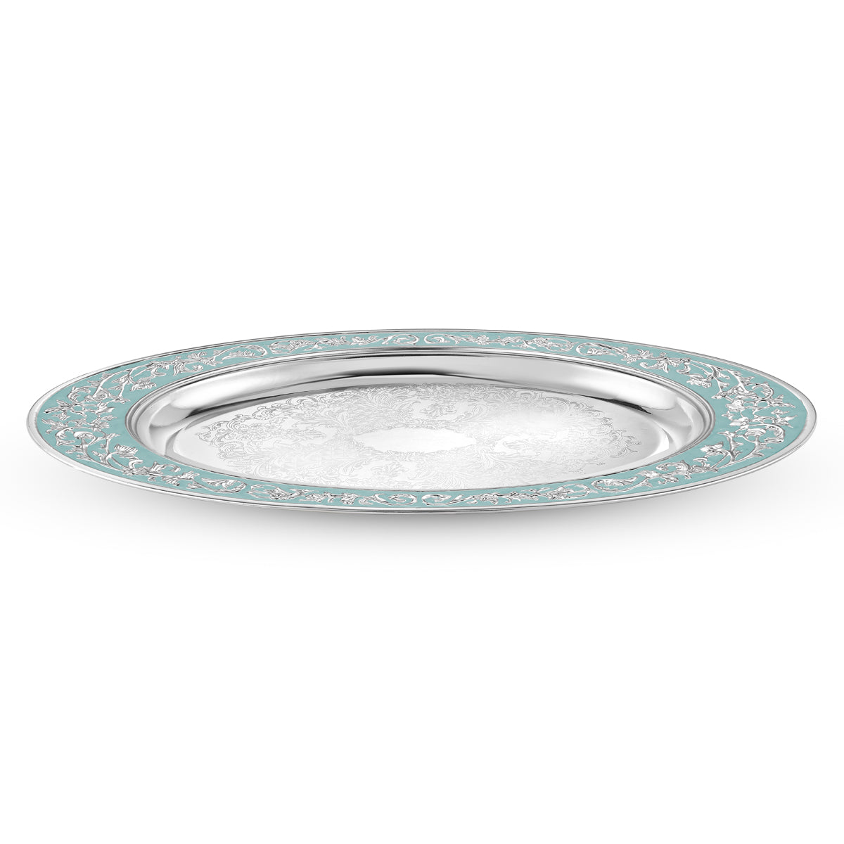 Oval Tray- Sky Blue