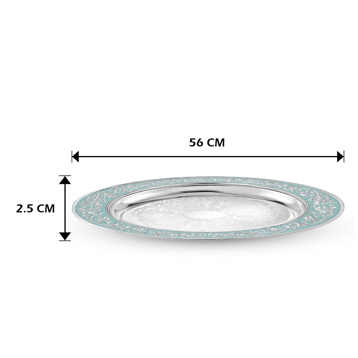 Oval Tray- Sky Blue