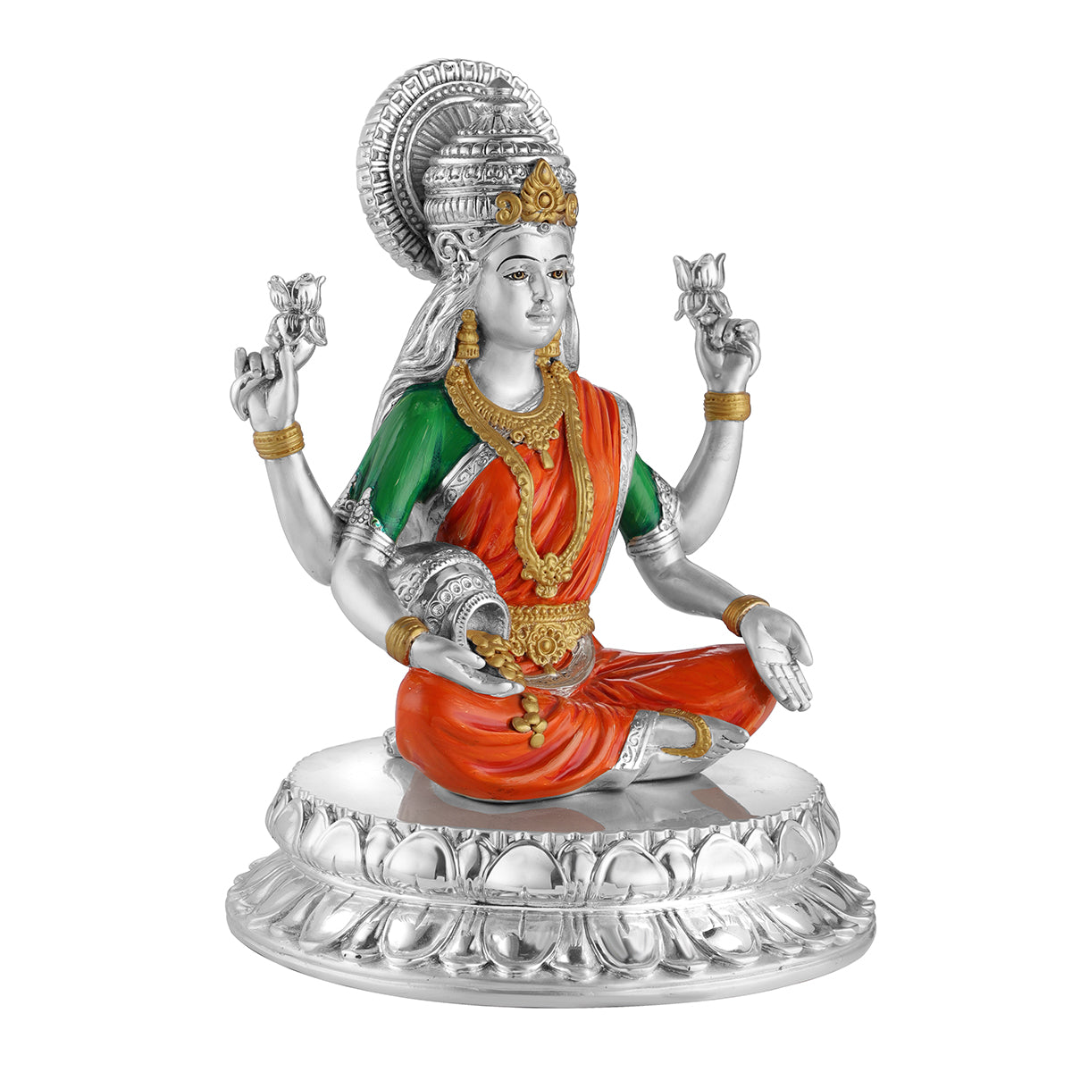 Lakshmi ji on big base- Colored