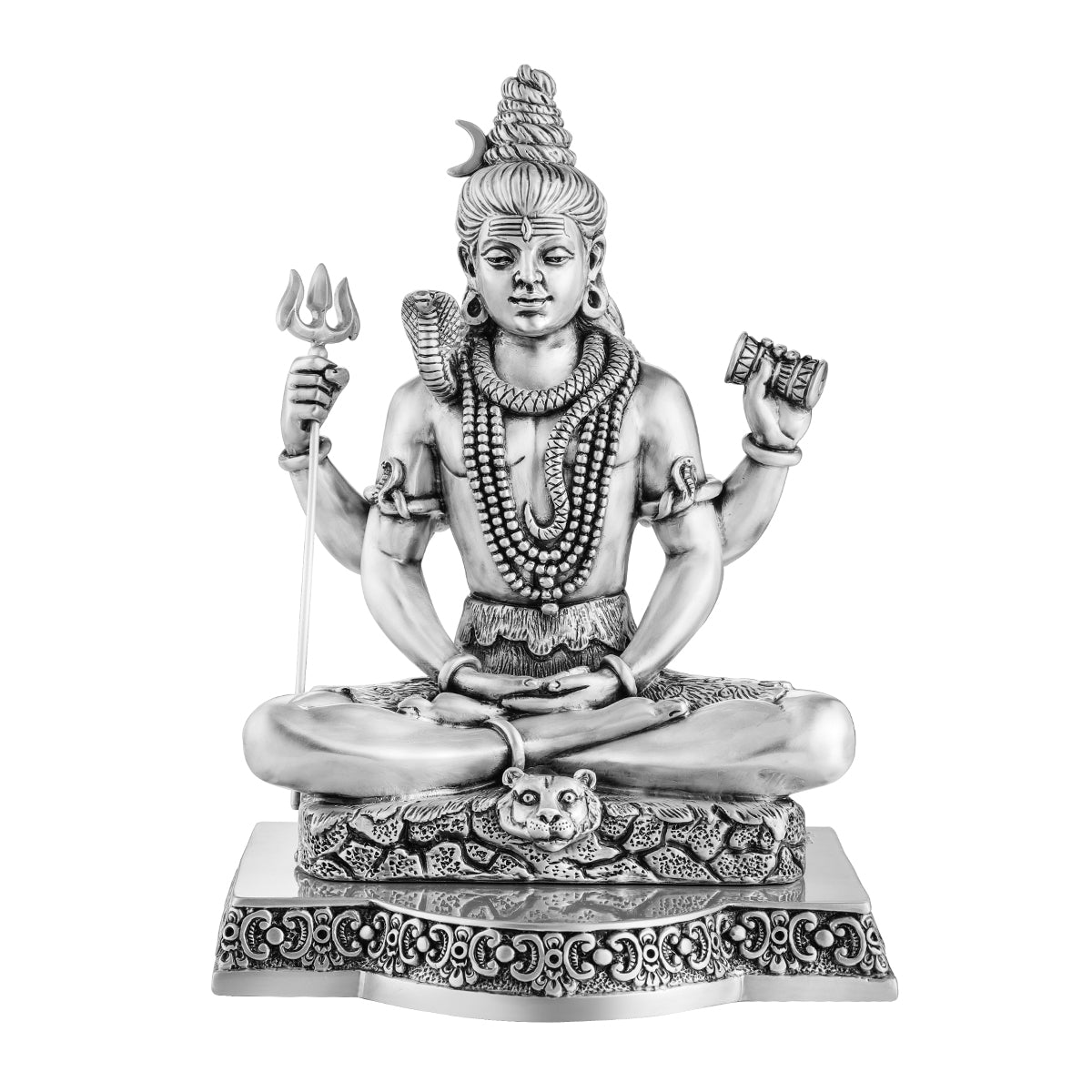 Bholenath ji - 13 inch- Silver