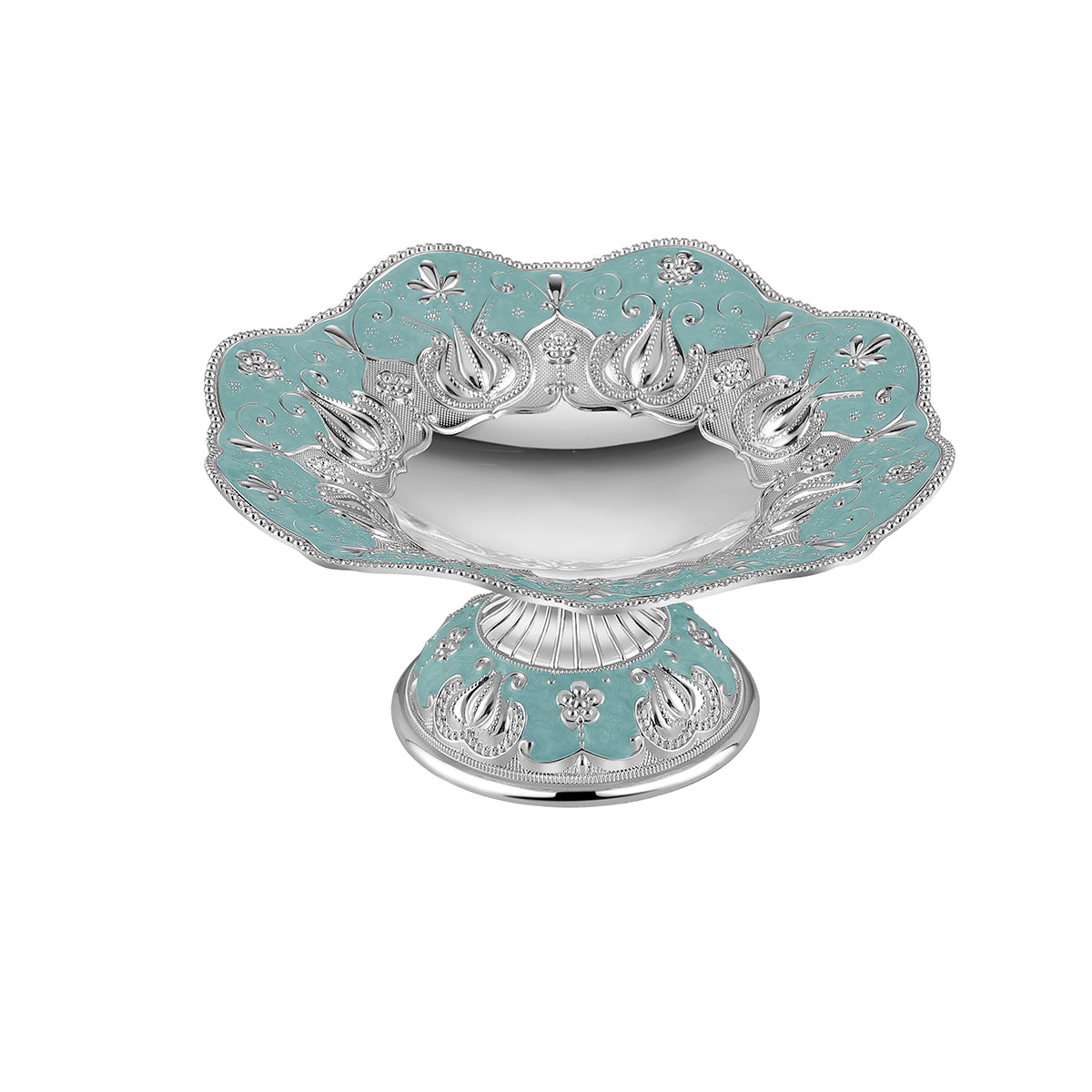 Galvanic Platter Sky blue Small