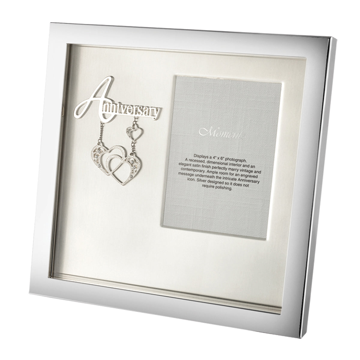 Anniversary Photo Frame- White