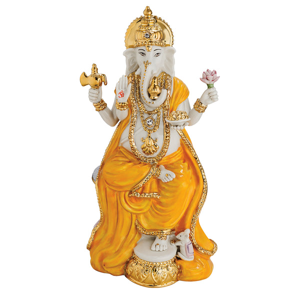 Ganesh ji Porc. Small- Colored