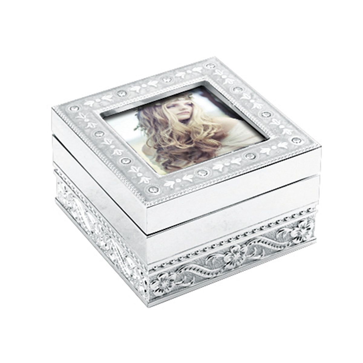 Photo Ring Box Silver