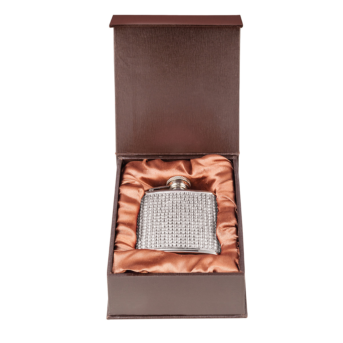 White acrylic small flask