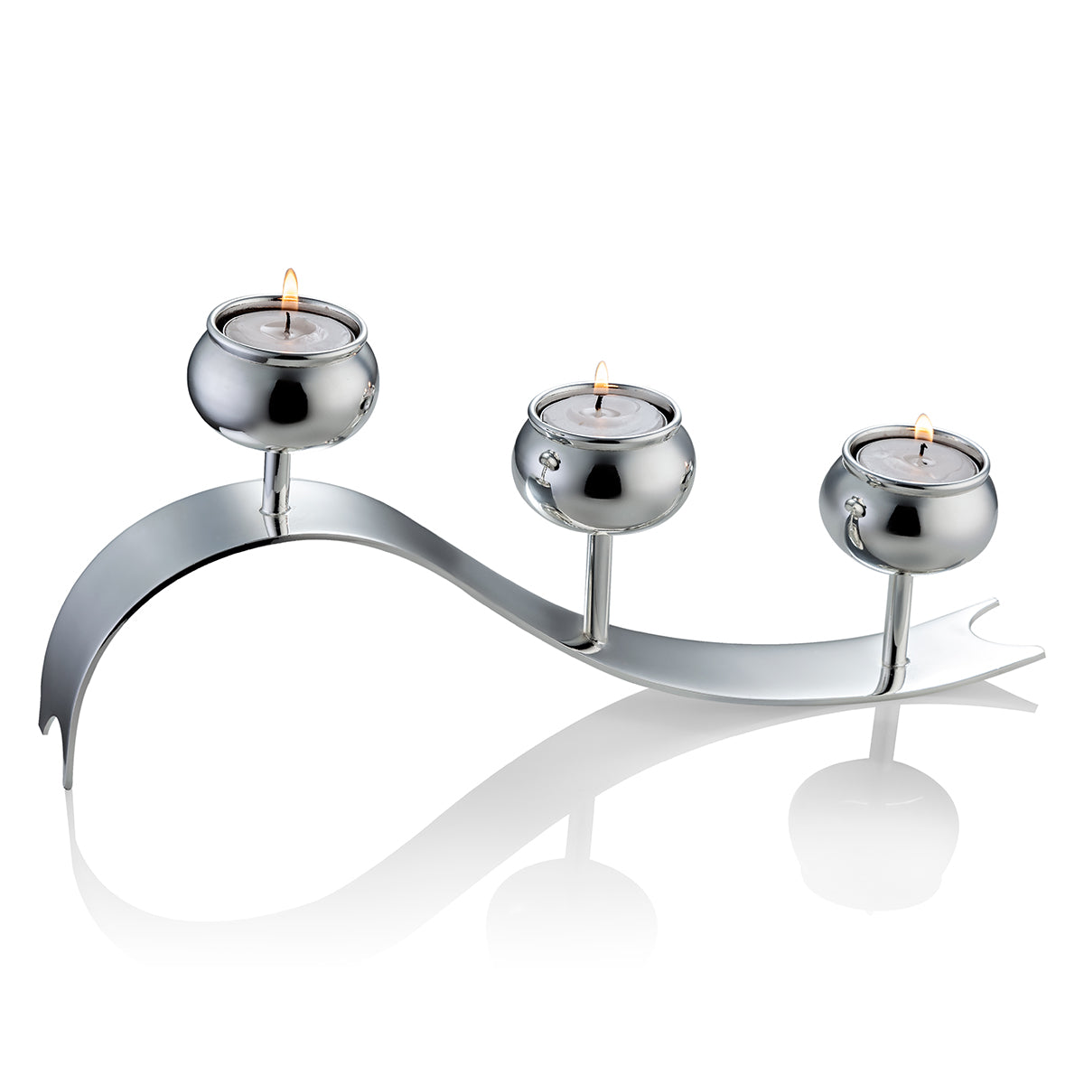 Executive 3-in-1 Candle Stand - Silver