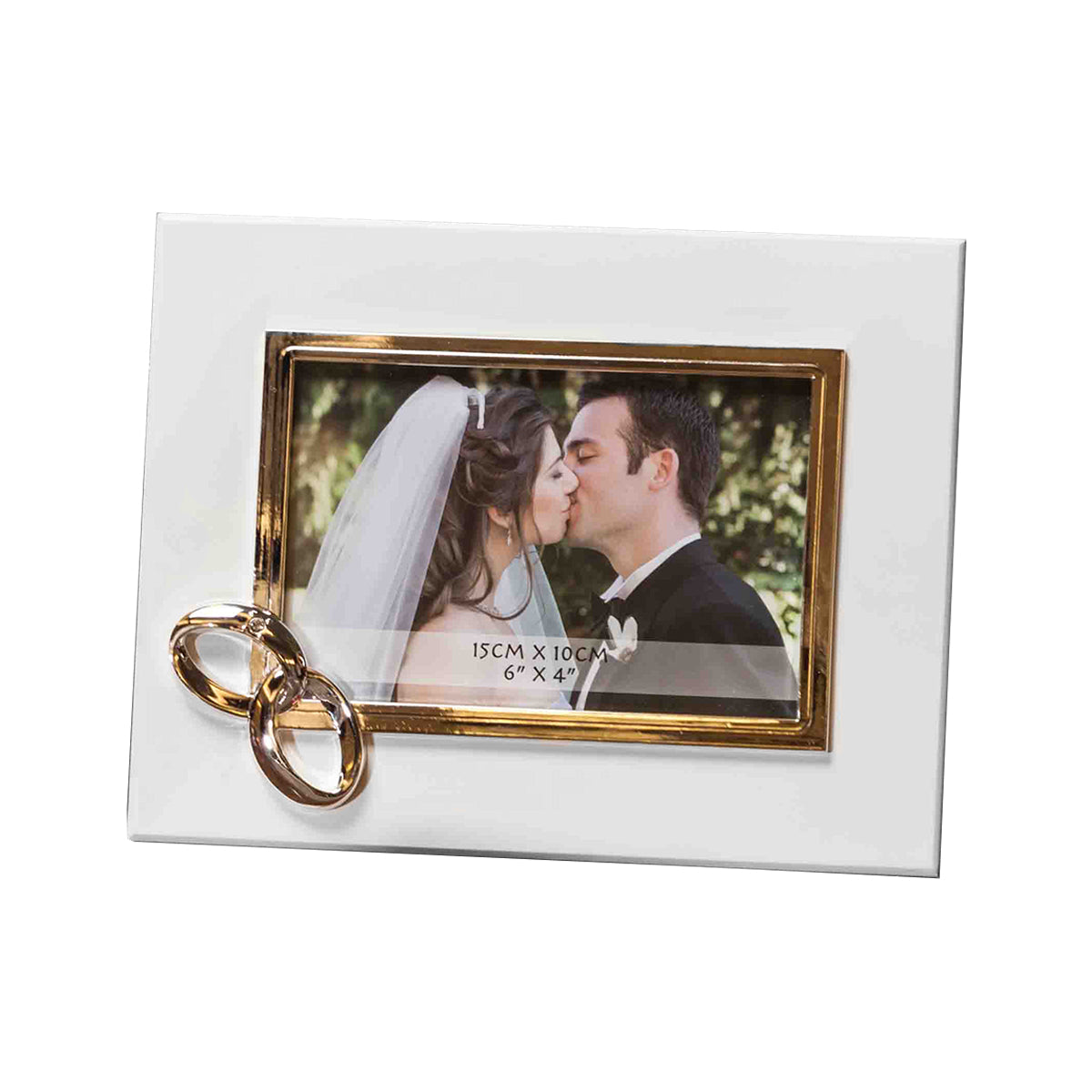 Ring Design Photoframe- White
