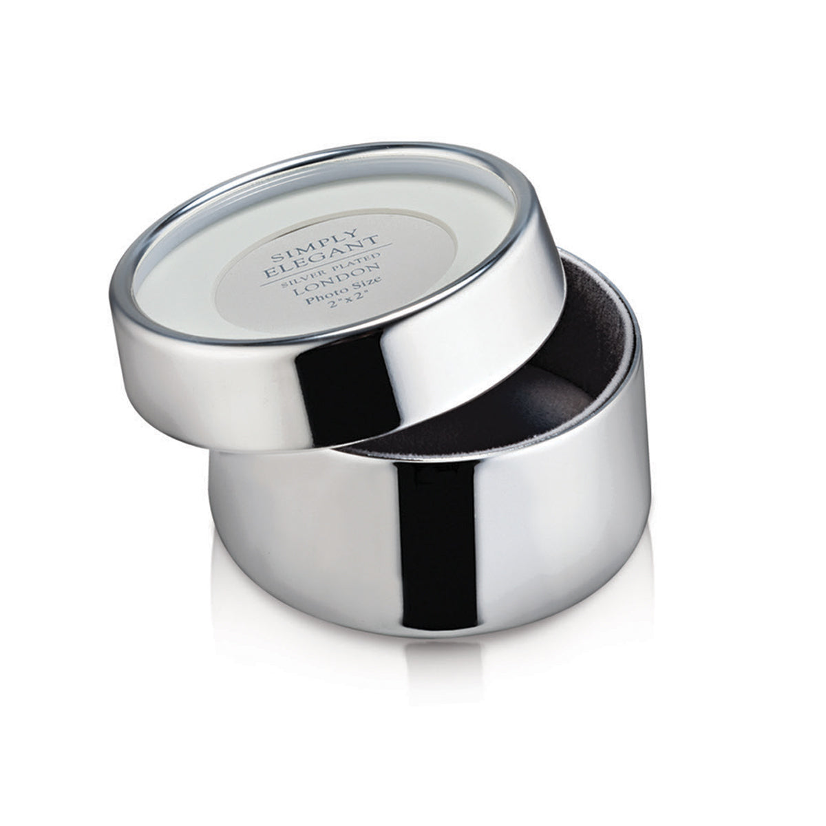 Trinket Box with Photo- White