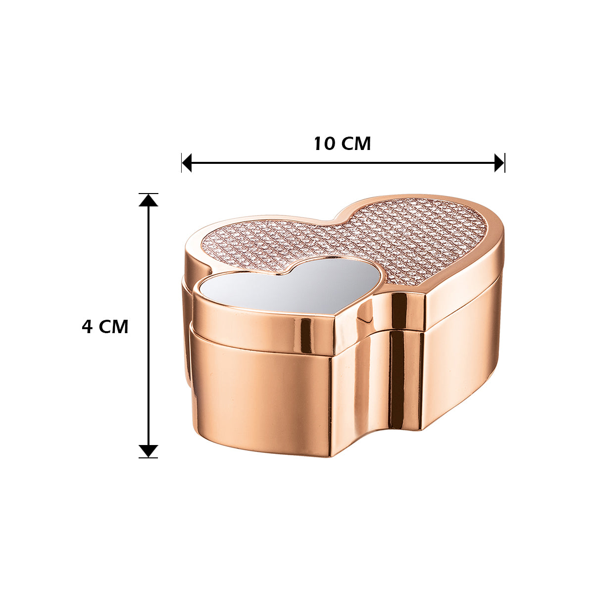 Jewellery Box (Heart Shape) rose gold