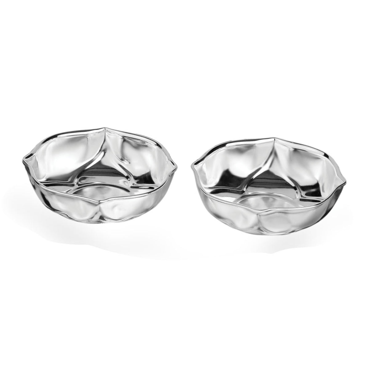 Oval Design Tray with 2 Cutwork Bowl