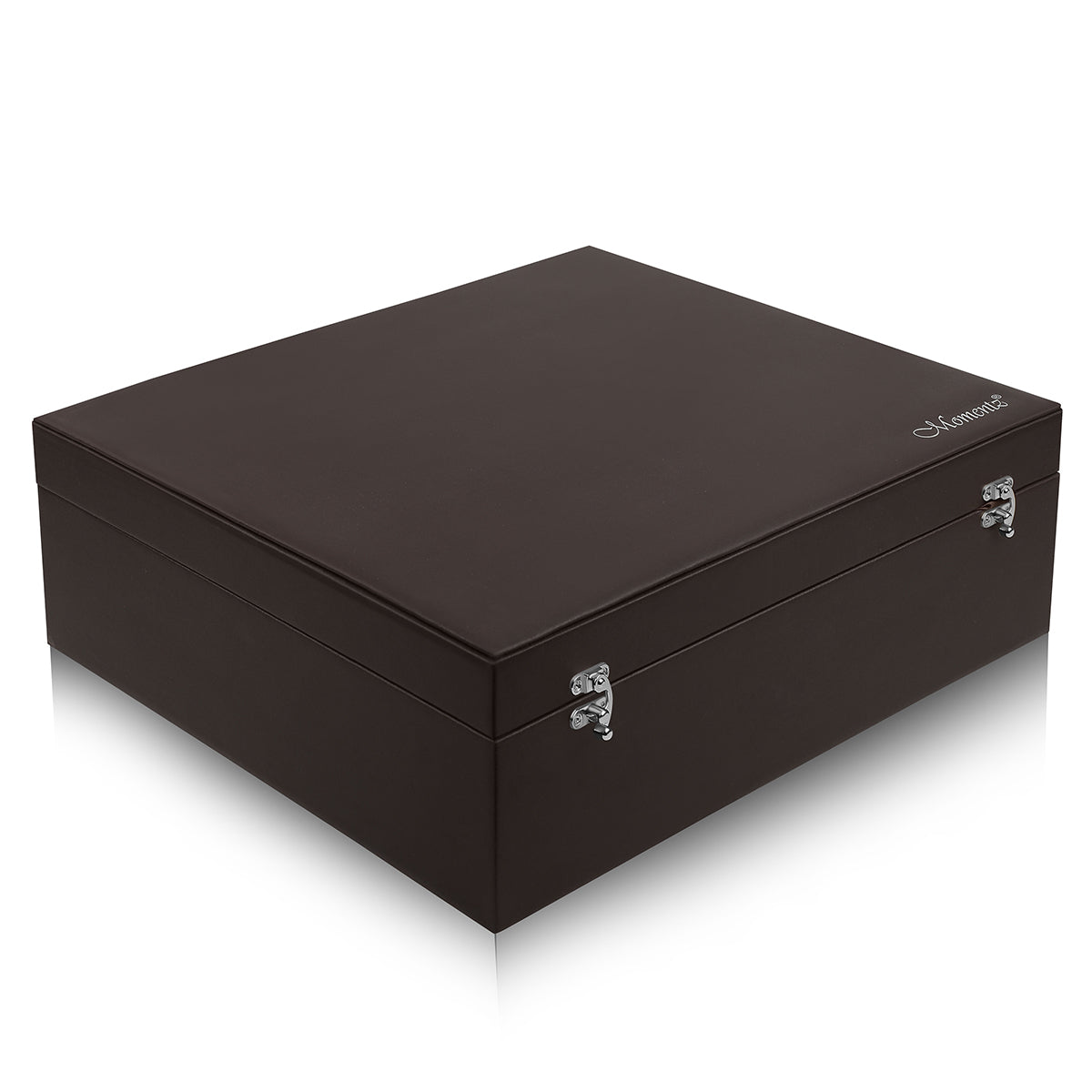 Round Silver Thal With 6 Tea Cups + 1 Milk Pot