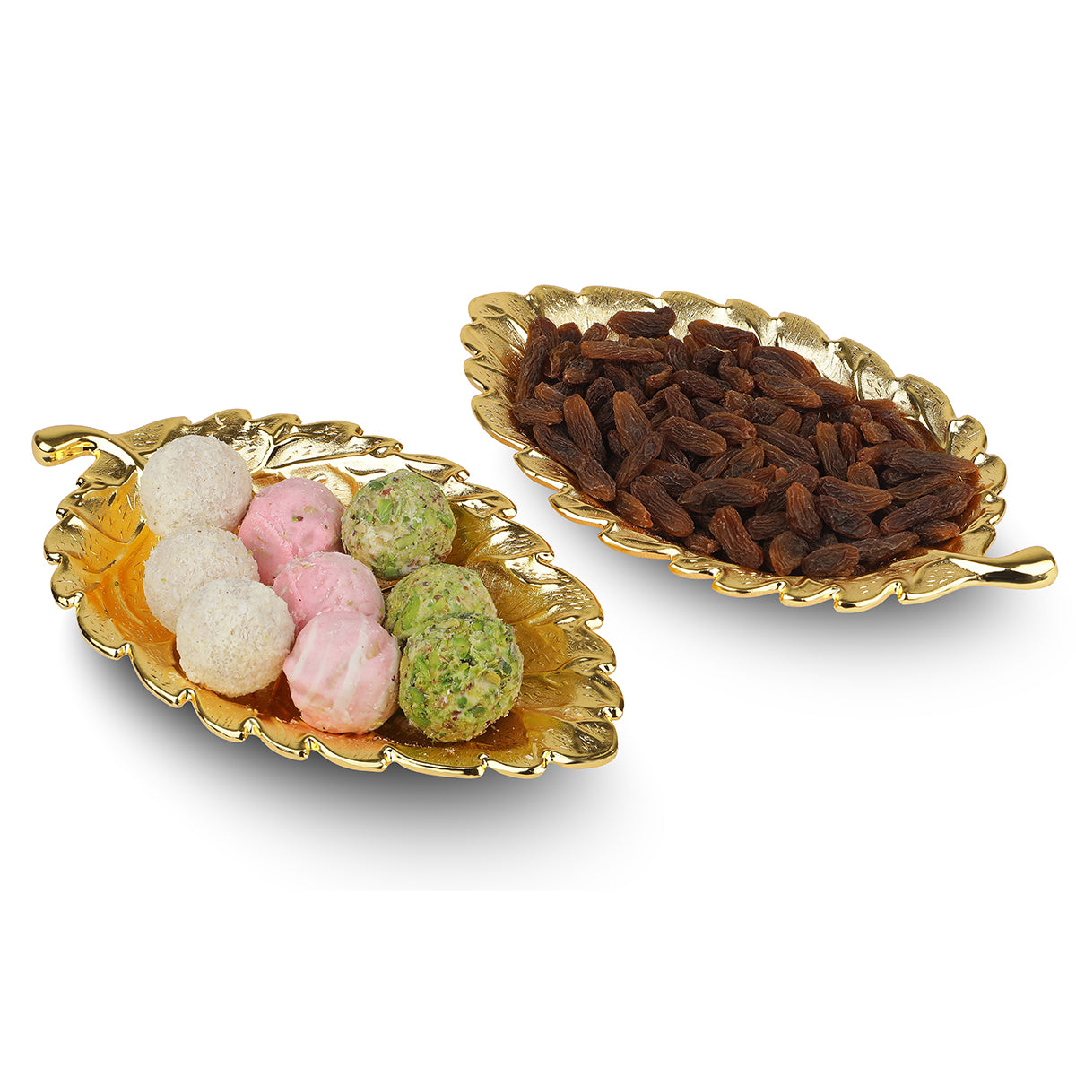 Leaf Platter Gold (Set OF 2)