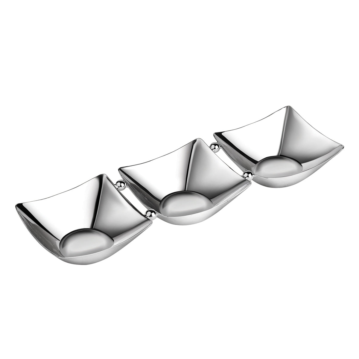 3 in 1 nut Bowl- Silver