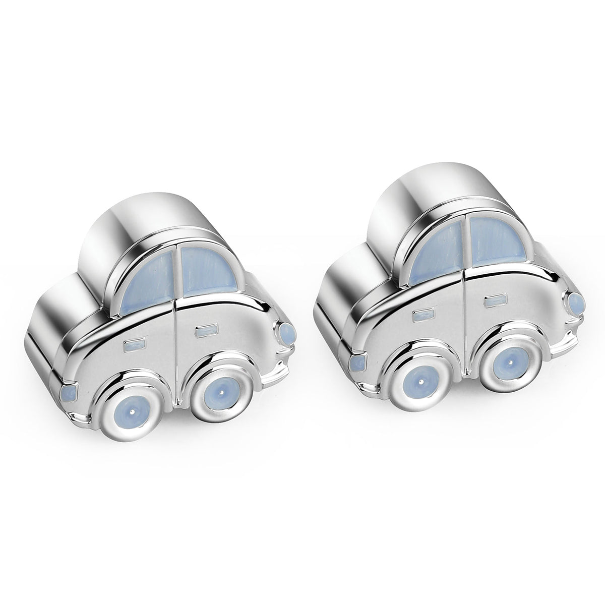 Sedan Car & Curl Box Blue