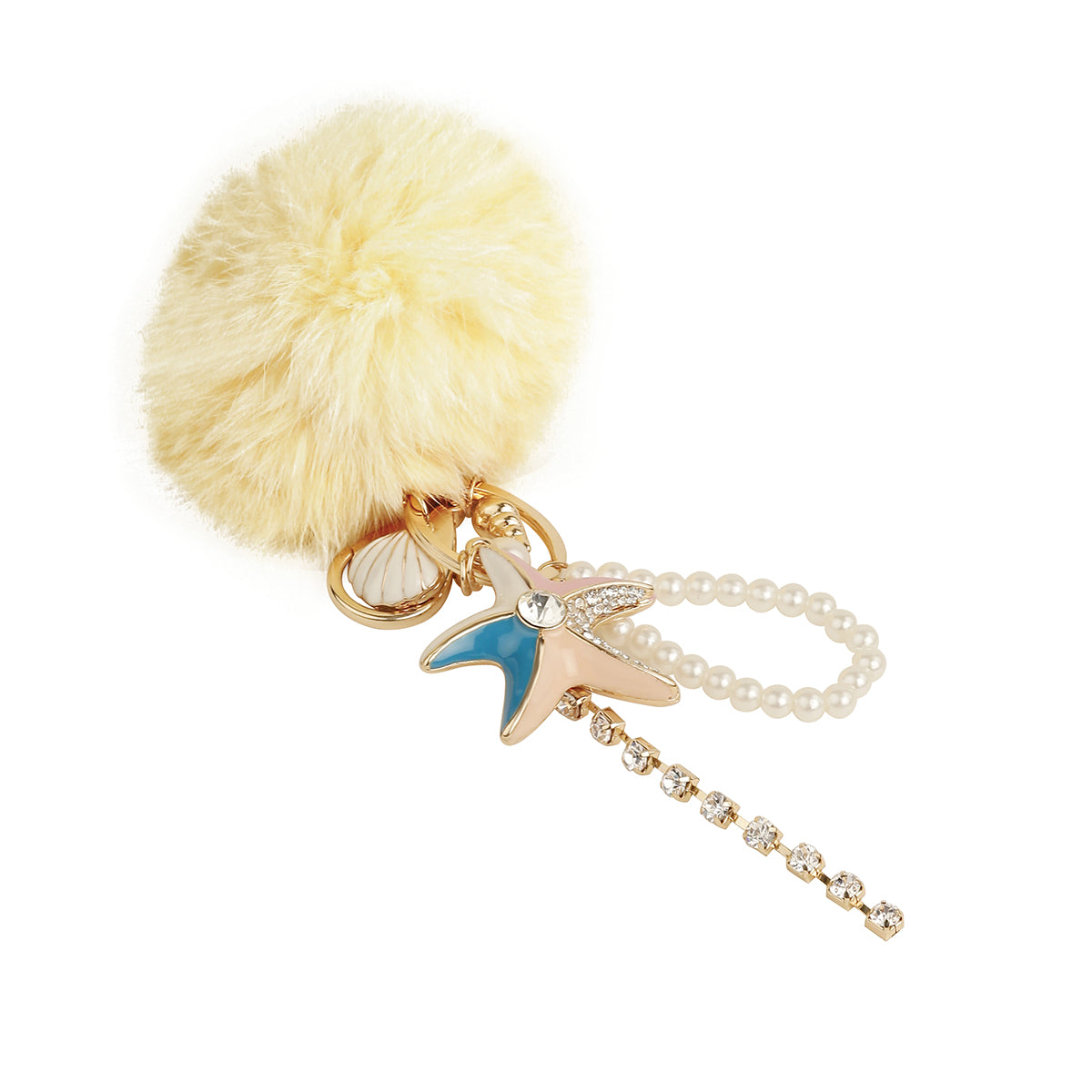 Guess pom store pom keychain