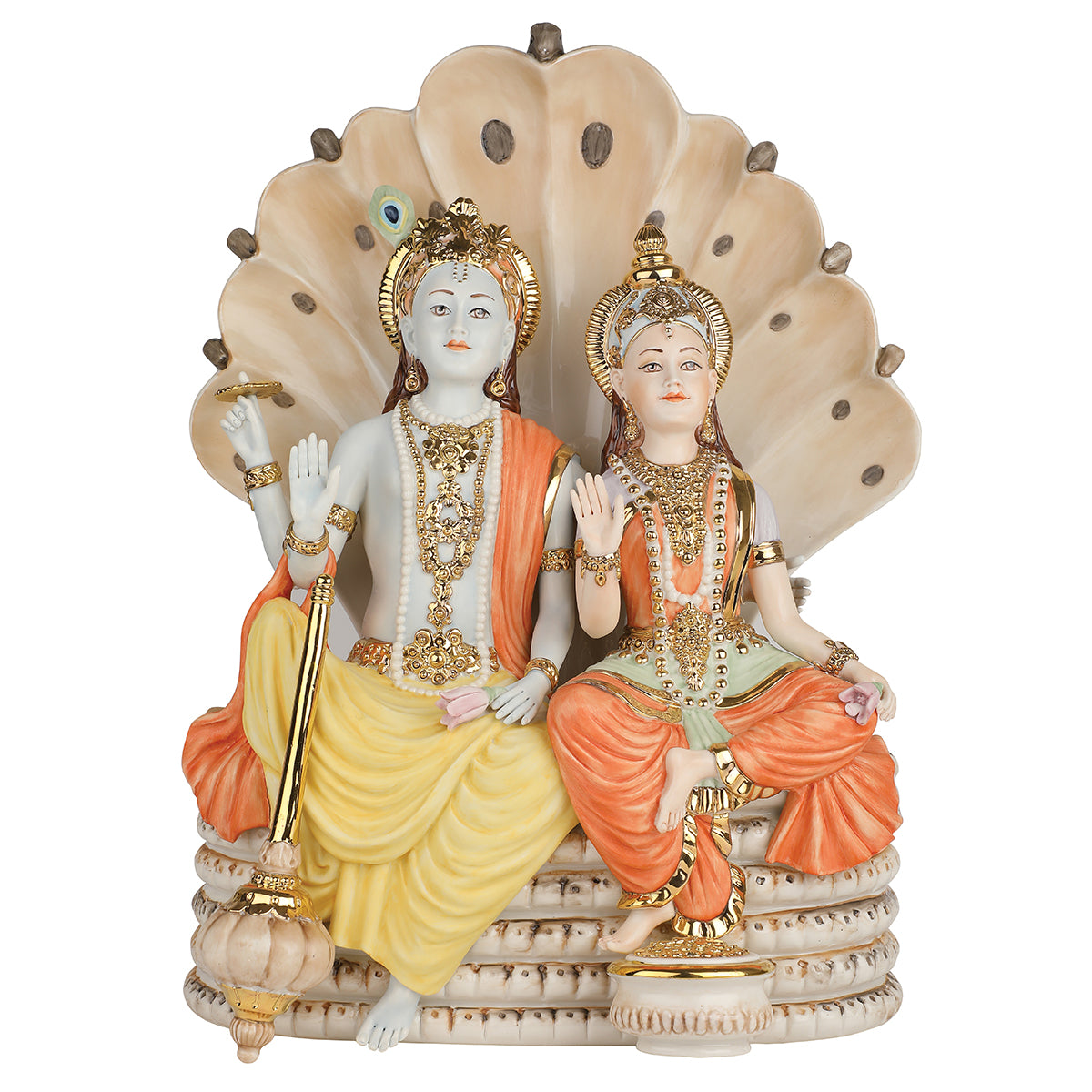 Porc. Vishnu Laxmi Colored