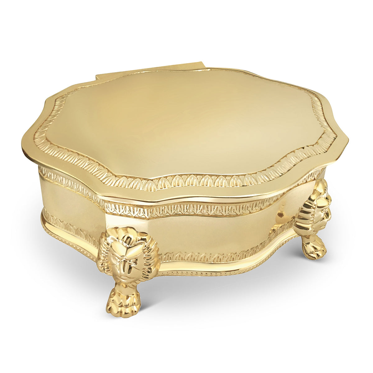 Lion Footed Trinket Box Golden
