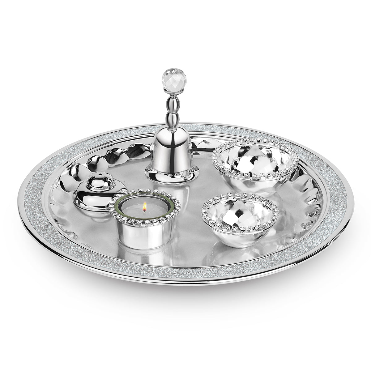 Puja Thal- Silver