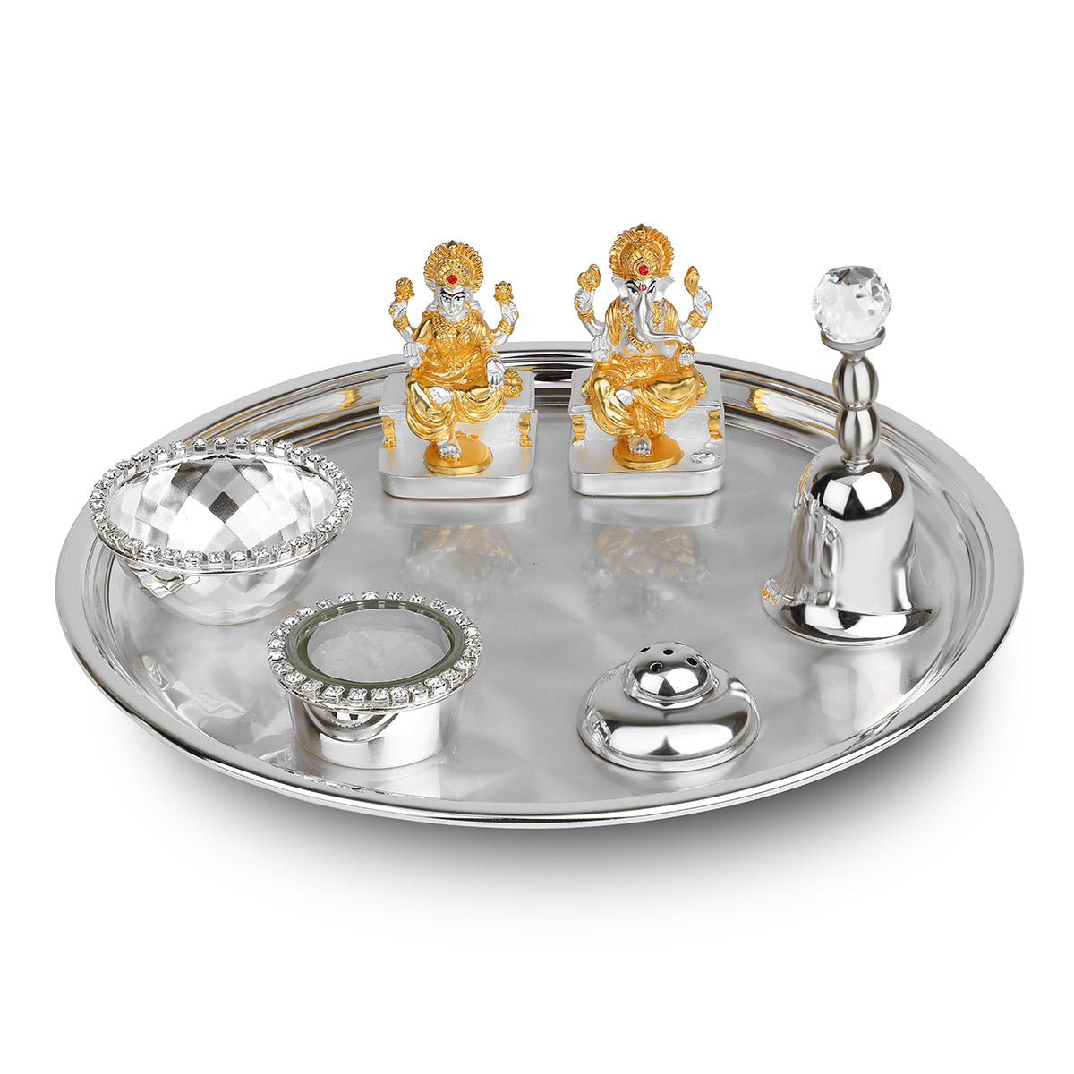 Puja Thali With Laxmi Ganesh S (017+8767)
