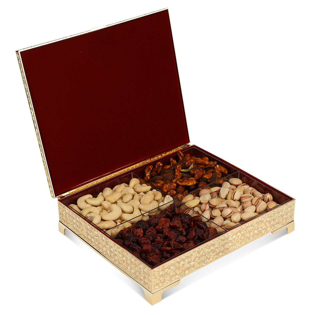 4 in 1 Golden Dry Fruit Box