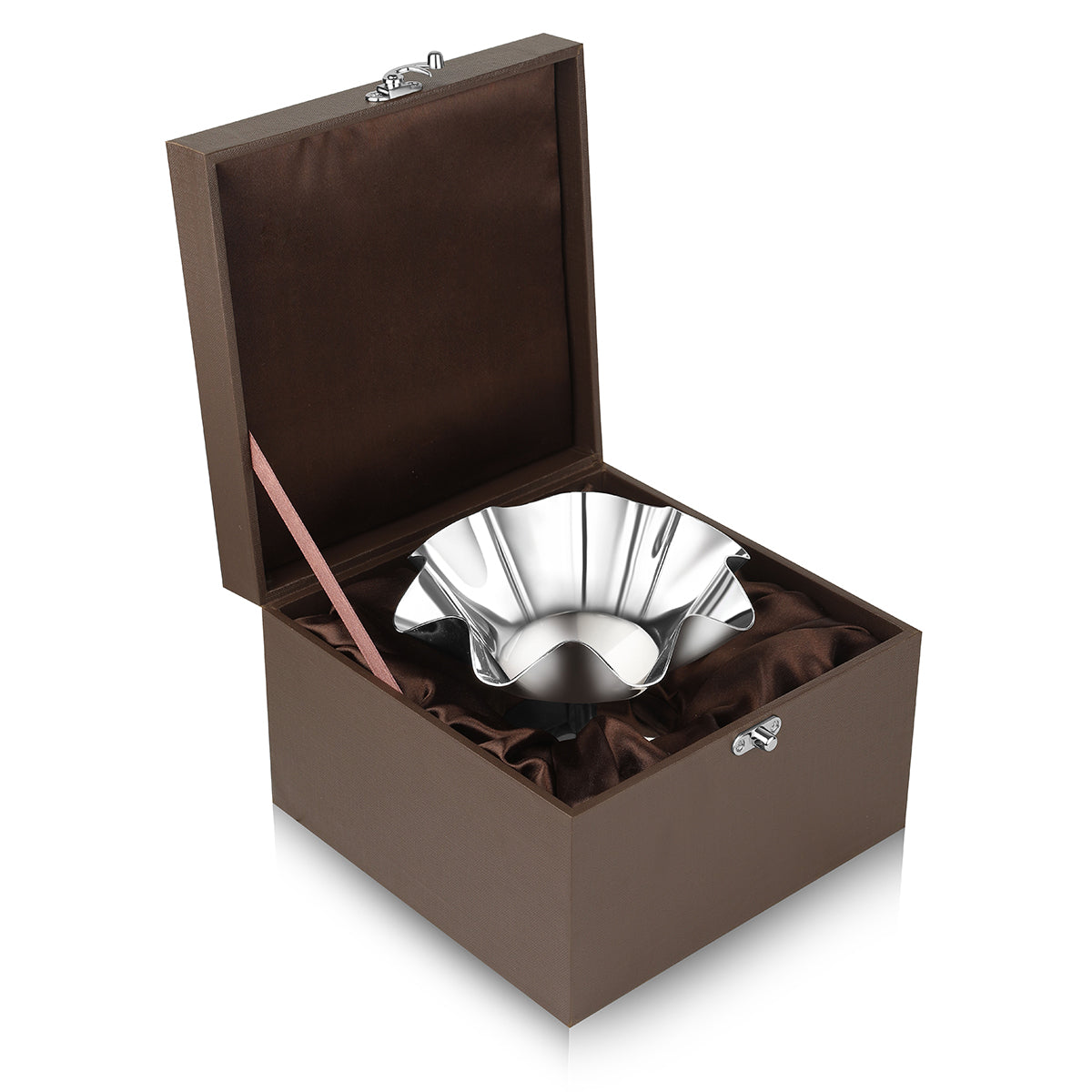 Curvy Floral Bowl with Stand