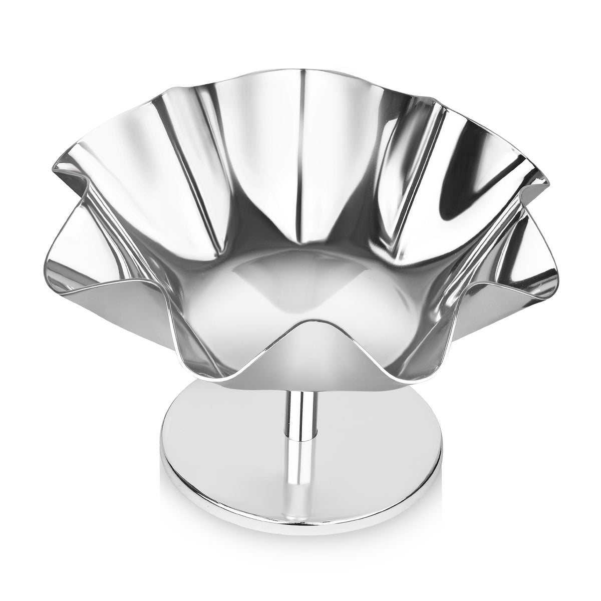 Curvy Floral Bowl with Stand