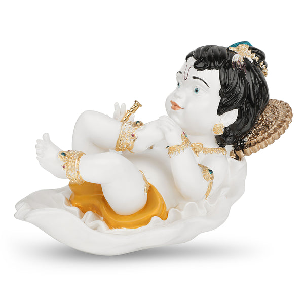 Bal gopal Krishna white color (h-14 cm)