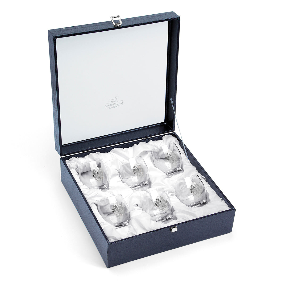 Vodka Glasses 6 Pcs Silver