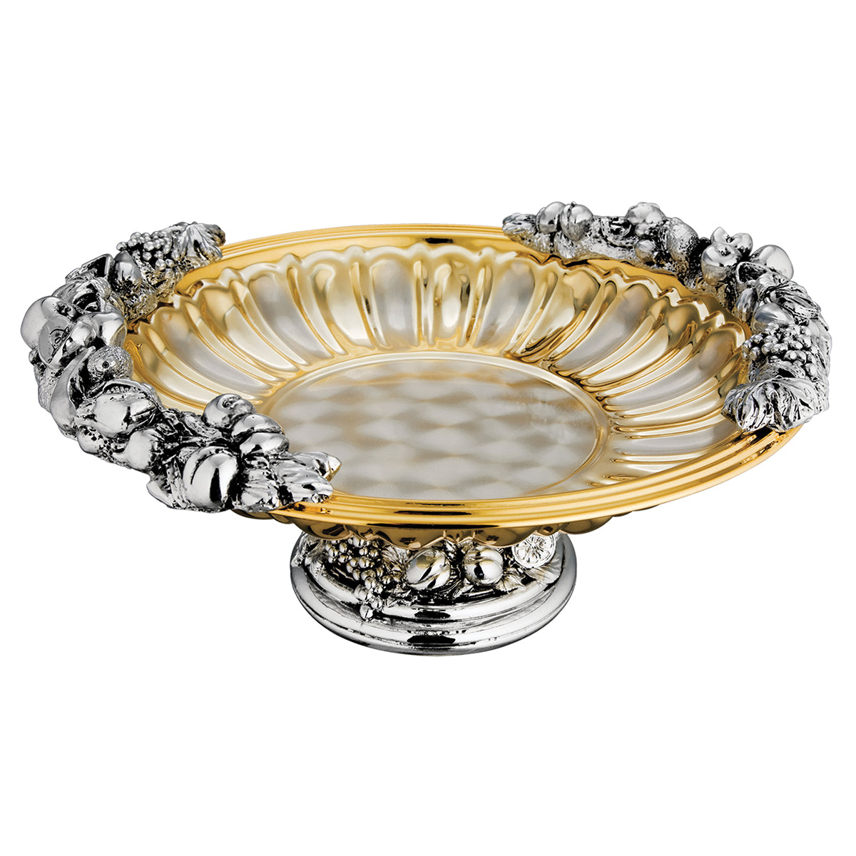 Galvanic platter with stand- Gold