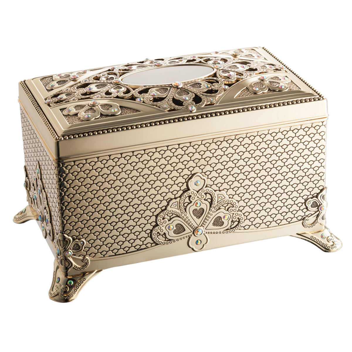 Luxury Jewellery Box Gold