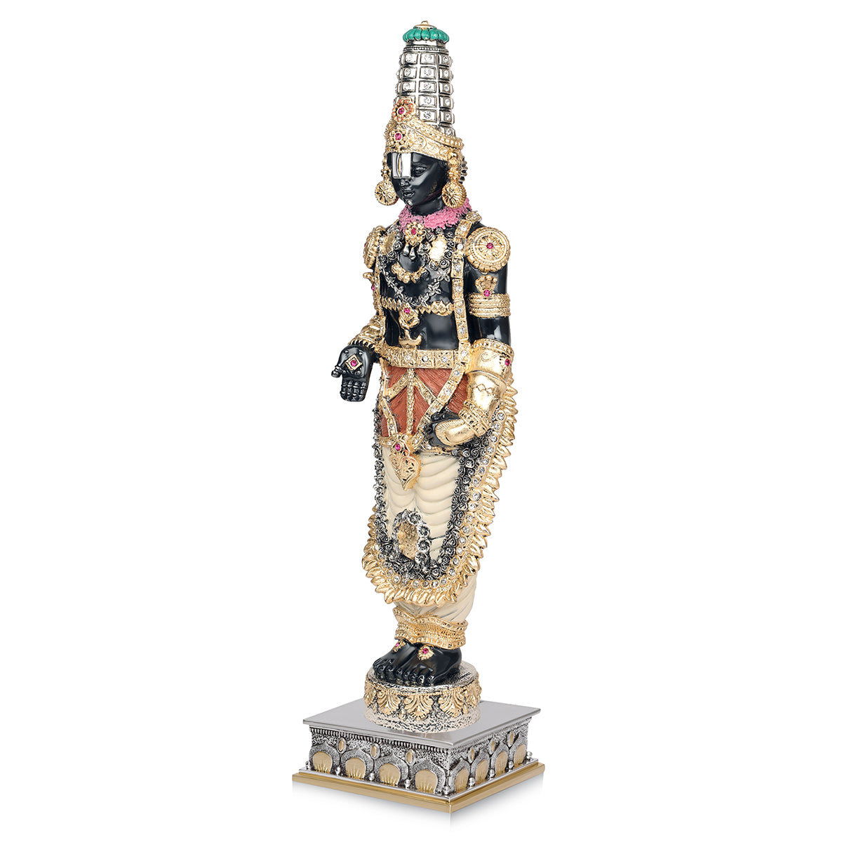 Tirupati Balaji Royal Coral Gold Temple Idol
