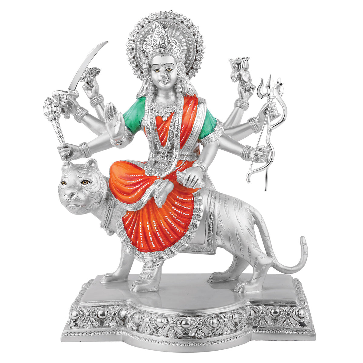 Maa Durga (H-24.5 cm) Large- Colored