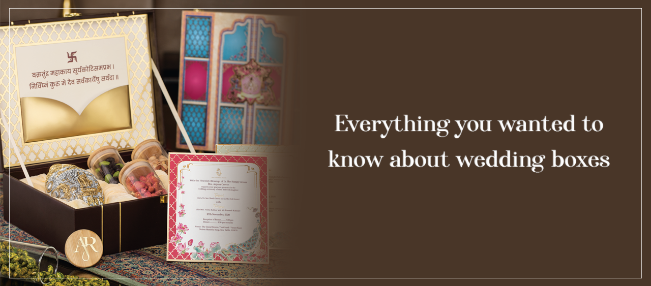 Everything you wanted to know about wedding boxes